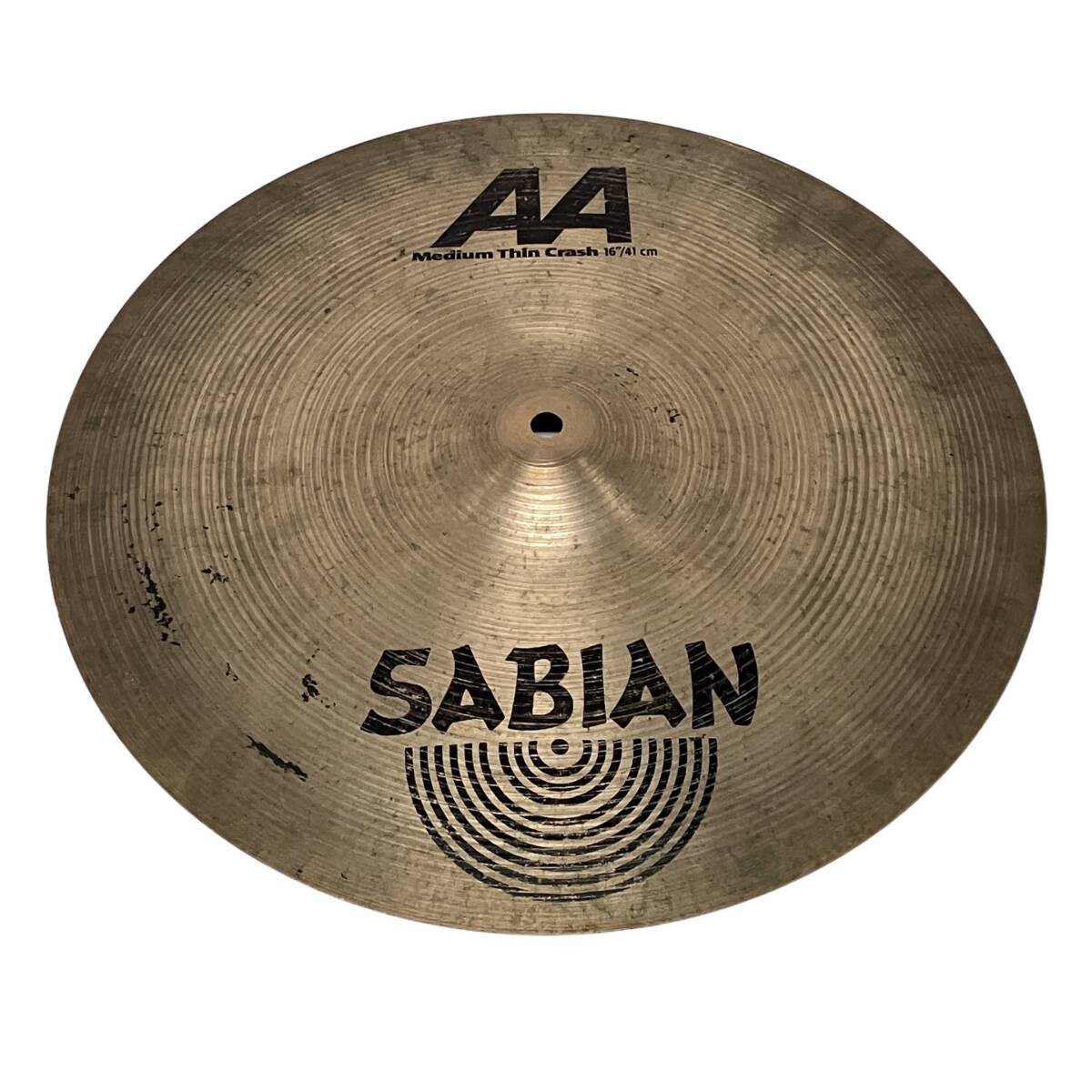 SABIAN AA medium thin crash16”/41cm ミディアム シンクラッシュ ドラム 中古 F10621922拍卖