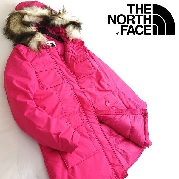 THE NORTH FACE ノースフェイス 新品 定4.7万 耐久撥水 フーデッド ダブルジップ ダウンジャケット コート DG89 HPI 95/L ▲043▼kkf1545a拍卖