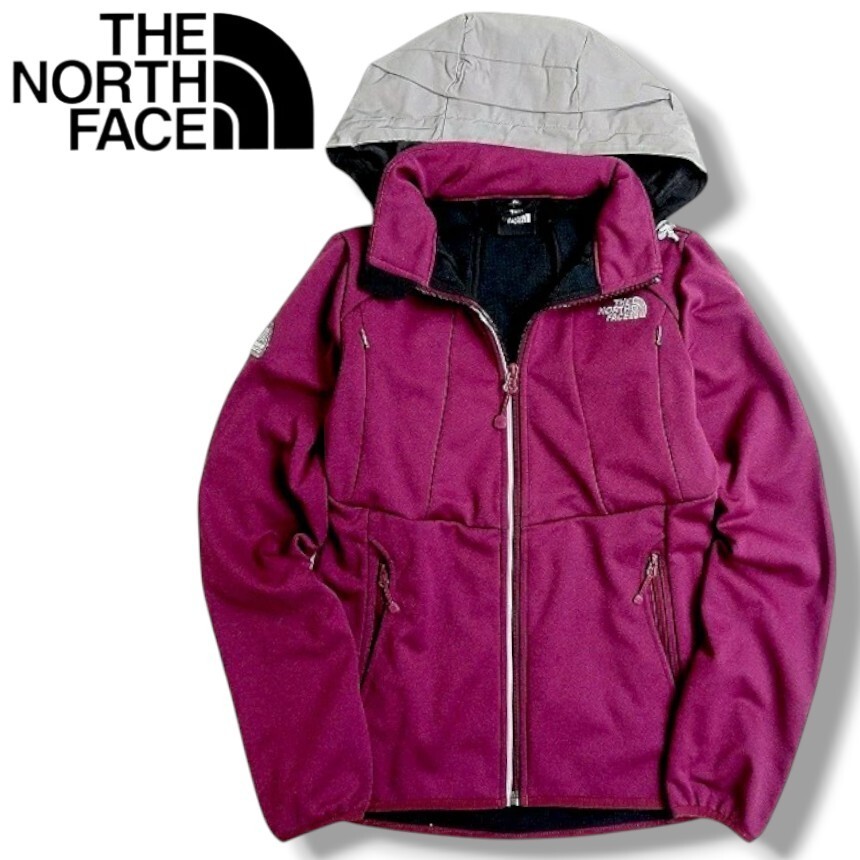 THE NORTH FACE ノースフェイス 新品 定2万 防風 裏起毛 ストレッチ イルミナ ソフトシェル ジャケット KG80 DPV 90/M ▲043▼30227m07拍卖