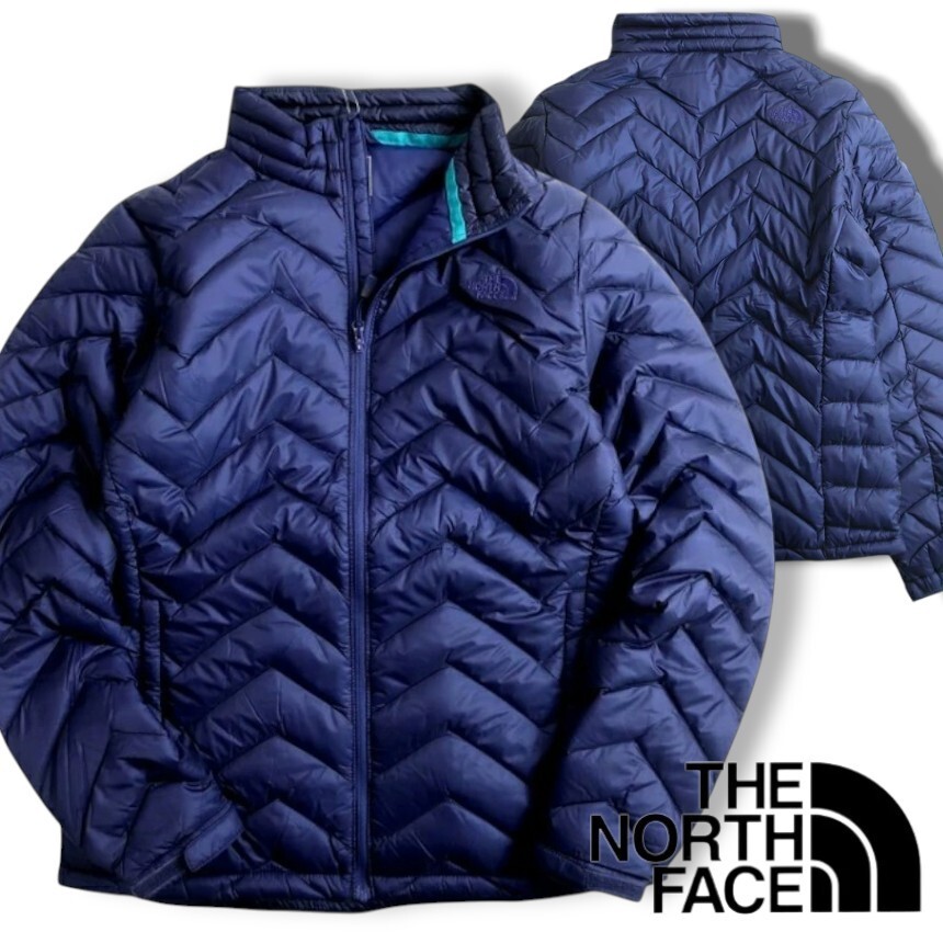 THE NORTH FACE ノースフェイス 新品 定価2.5万 軽量 耐久撥水DWR加工 ダウンジャケット ブルゾン DG89 ネイビー80/XS ▲026▼20207k20拍卖