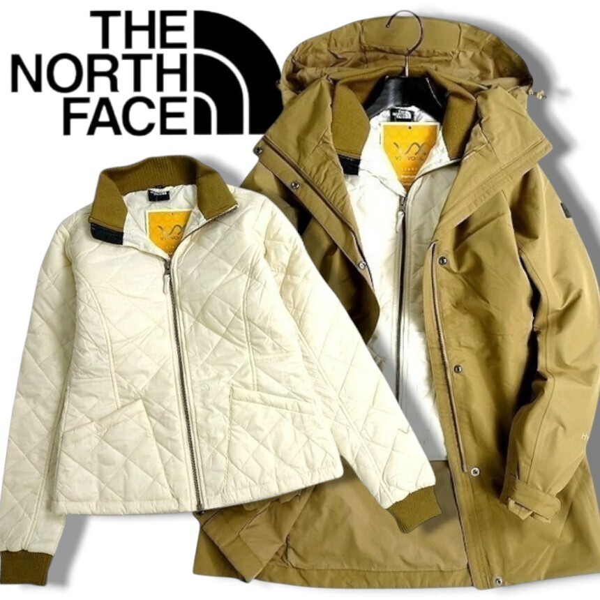 THE NORTH FACE ノースフェイス 新品 定3.9万 保温調整機能VX WOOL 耐久撥水DWR 3way 中綿入ライナー付 コート YG80 80/XS▲048▼50910s01拍卖