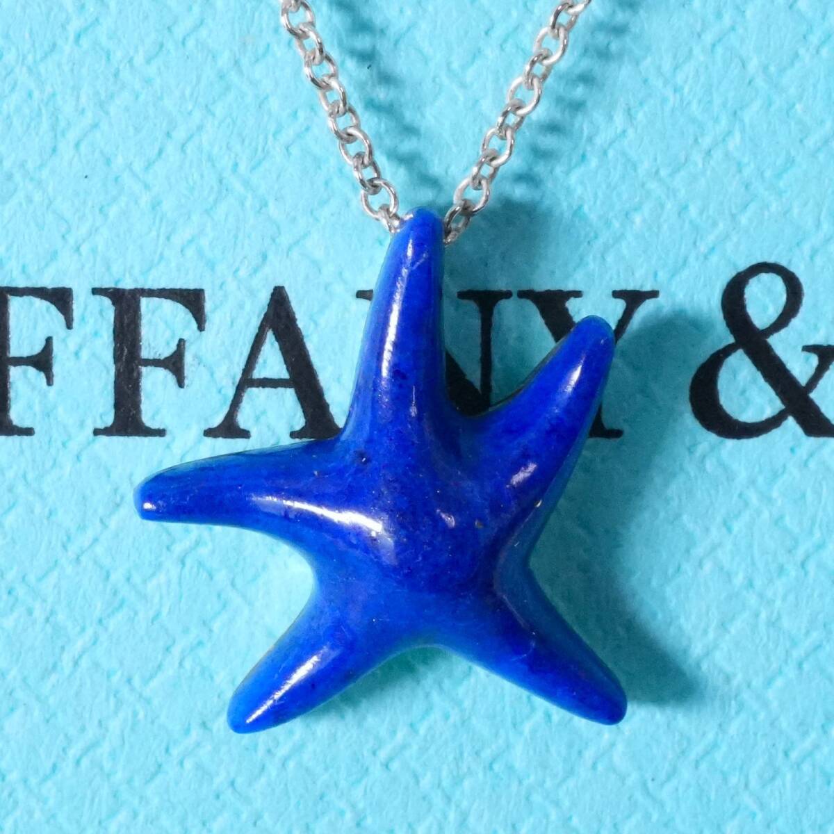 希少 ティファニー スターフィッシュ ラピスラズリ ネックレス/24-3373S拍卖