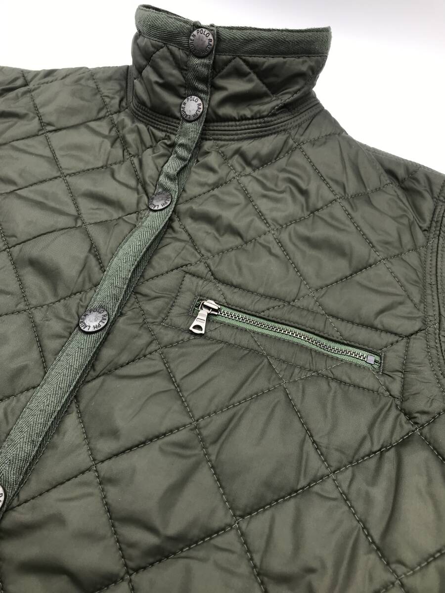 POLO RALPH LAUREN/ポロ ラルフローレン キッズ プリマロフトキルティングジャケット/7 /オリーブ/2A3 ダブルアールエル拍卖