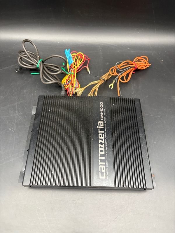 現状品 ジャンク パワーアンプ パイオニア カロッツェリア Carrozzeria GM-1000 60W×2 旧車 レトロ拍卖