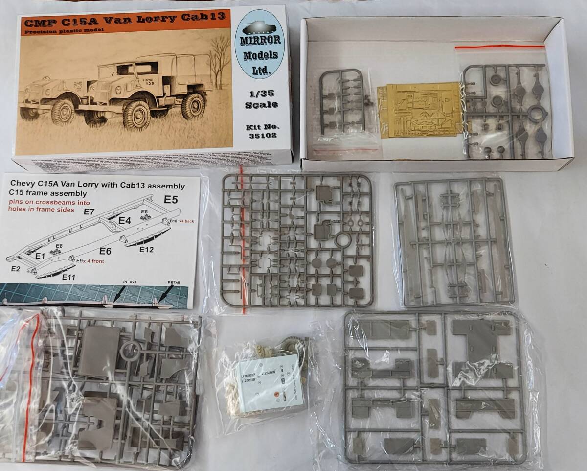 CMP C15A Van Lorry Cab13 1/35 ミラー拍卖