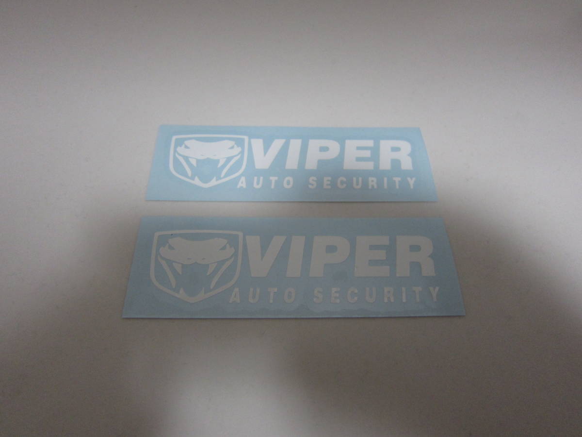 VIPER バイパー枠無しタイプ1 ステッカー2枚セット拍卖