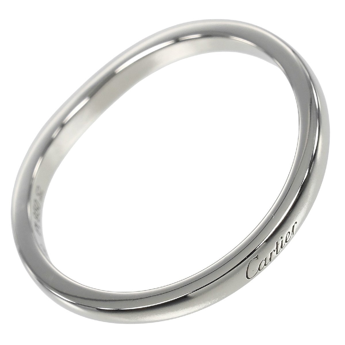 カルティエ リング バレリーナ カーブ 16.5号 指輪 Pt950プラチナ 約3.6g CARTIER【I192625026】中古拍卖