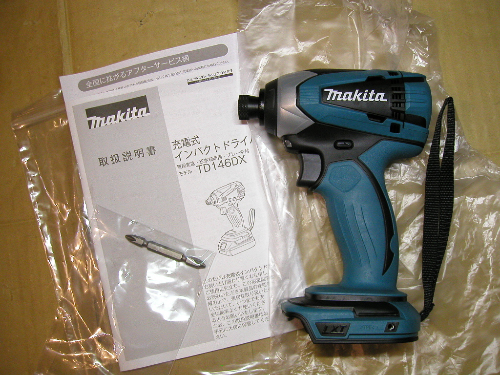 未使用 TD146DX 18V マキタ インパクトドライバ 送料¥600から・・・・・・検(TD149D TD146D TD147D TD148D拍卖