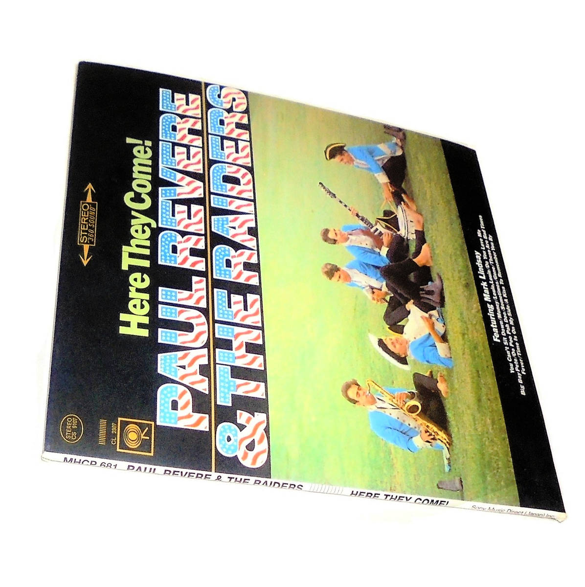 ガレージ サイケ紙ジャケDSDリマスター オールディーズBruce JohnstonビーチボーイズPAUL REVERE&THE RAIDERS Here They Come!Paper Sleeve拍卖