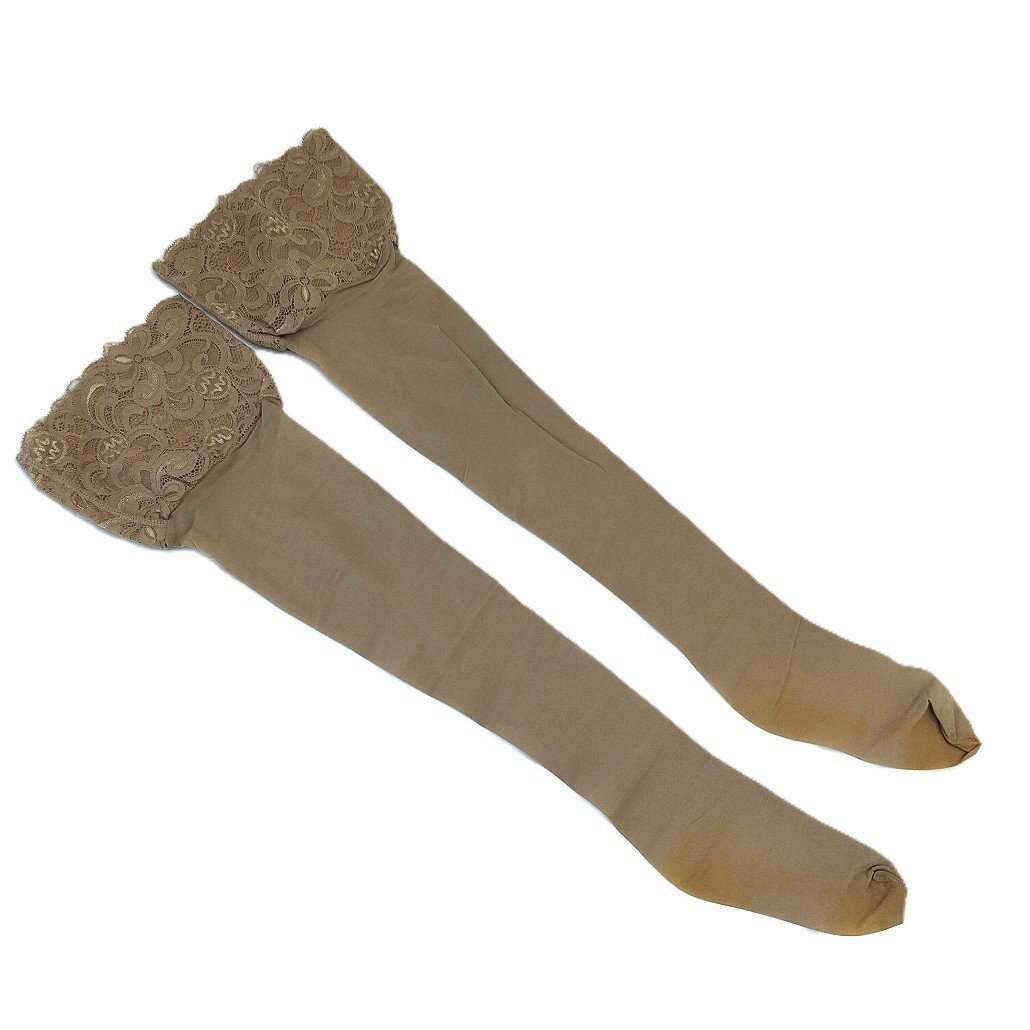 難あり マルコ ストッキング ベージュ系 USED 補正 補整 サポート スリーインワンに合わせてガーターベルトをして着けるタイプ m2142拍卖