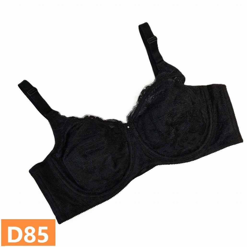 シャンデール ブラジャー D85 ベル ピエゾ ブラック 黒 新品 未使用 サンプル 補正下着 大きいサイズ s1285拍卖