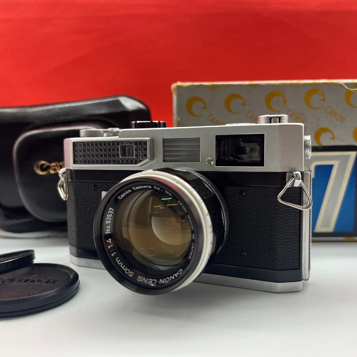 ♪03 Canon MODEL7 LENS 50mm F1.4 レンジファインダー 現状品 1円スタート キャノン拍卖