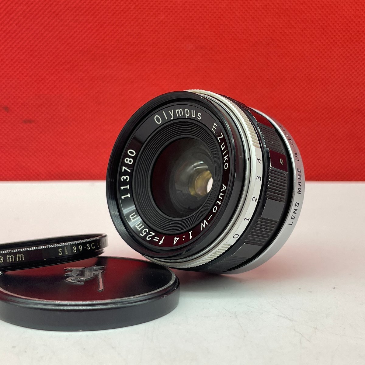 ◎03 OLYMPUS E.Zuiko Auto-W F4 25mm カメラ レンズ 現状品 1円スタート オリンパス拍卖
