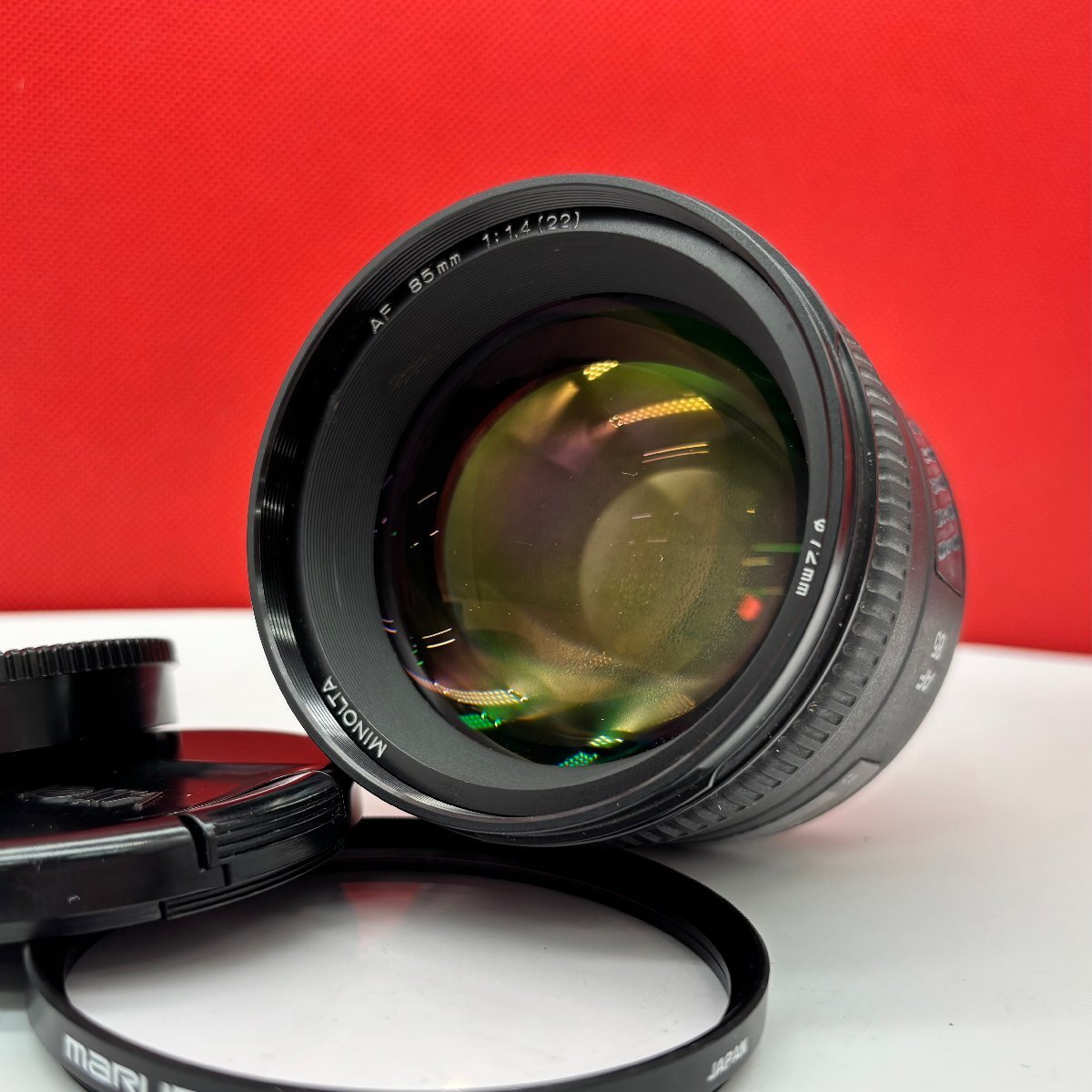 △21 MINOLTA AF 85mm F1.4 (22) カメラ レンズ 現状品 1円スタート ミノルタ拍卖