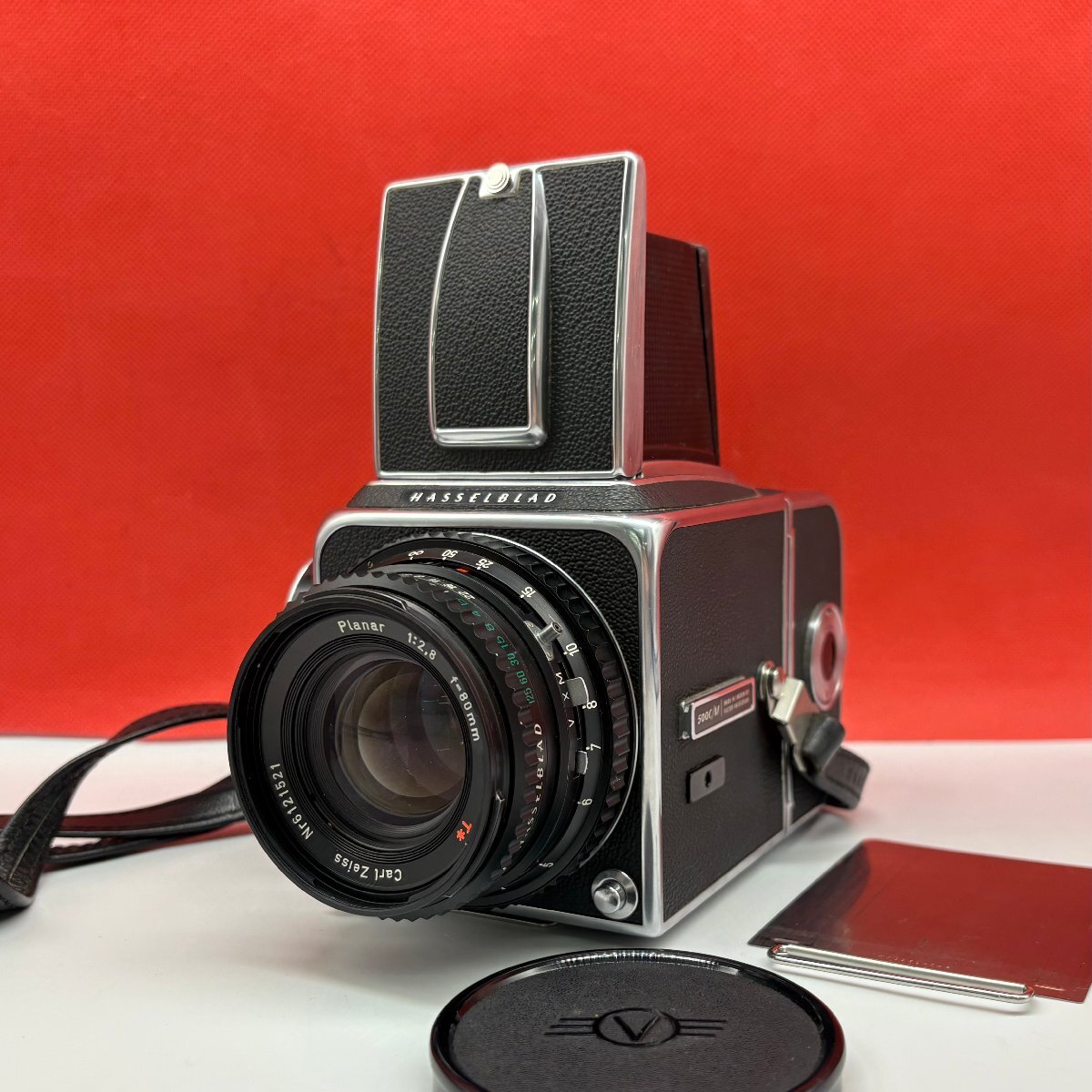 ■23 防湿庫保管品 HASSELBLAD 500C/M Carl Zeiss Planar F2.8 80mm 中判フィルムカメラ 現状品 1円スタート ハッセルブラッド拍卖