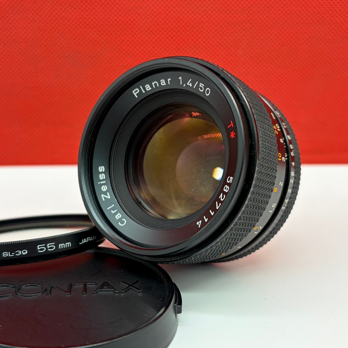 +31 CONTAX Carl Zeiss Planar F1.4 50mm T* AEJ カメラ レンズ 1円スタート コンタックス拍卖