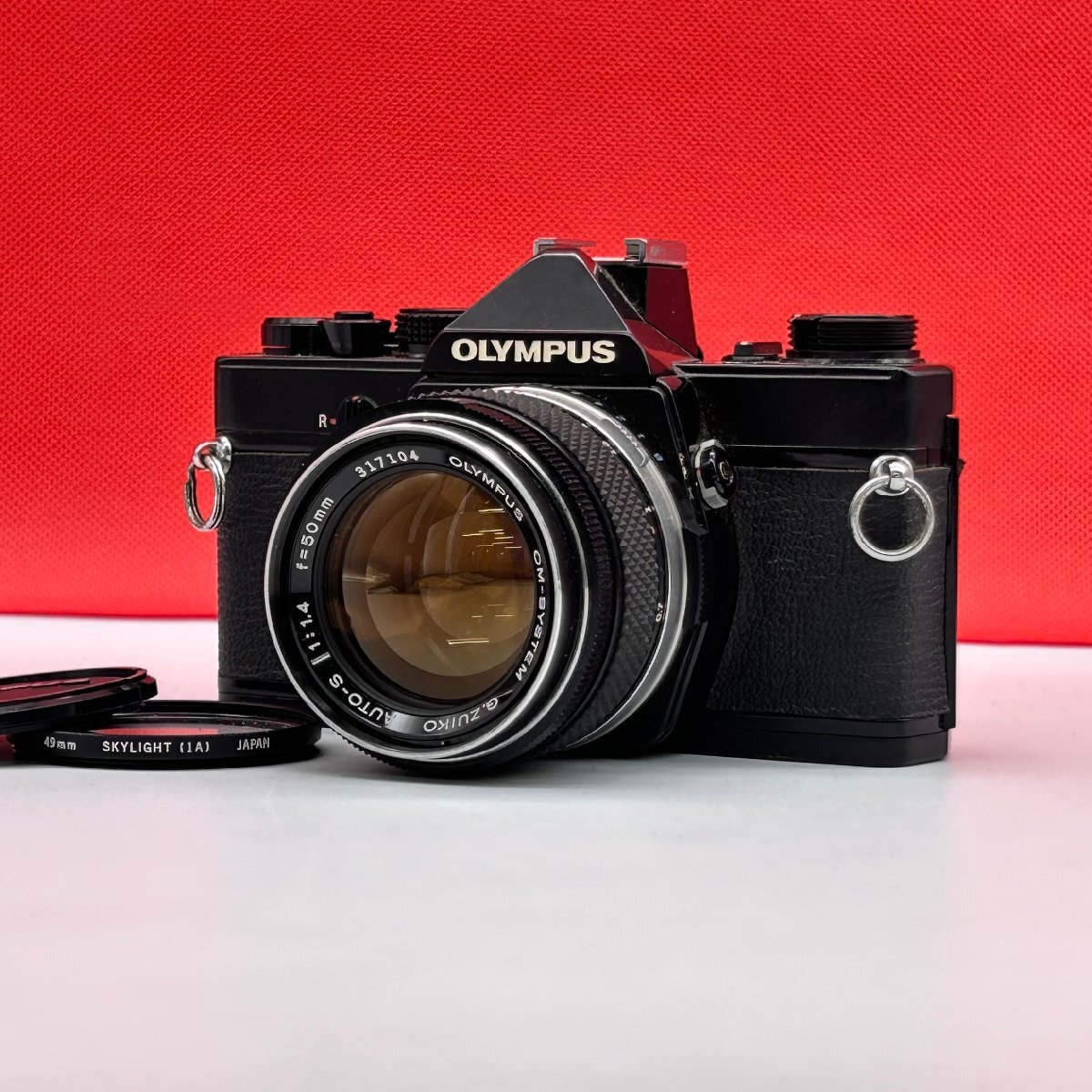 ◇22 OLYMPUS OM-1 OM-SYSTEM G.ZUIKO AUTO-S F1.4 50mm フィルム一眼レフカメラ 現状品 1円スタート オリンパス拍卖