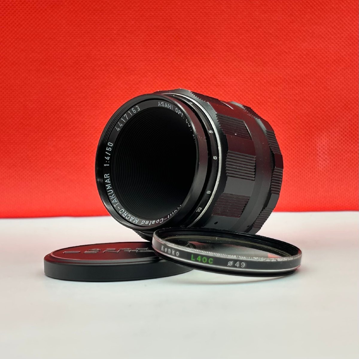 ◇56 PENNTAX Super-Multi-Coated MACRO-TAKUMAR F4 50mm カメラ レンズ 1円スタート ペンタックス拍卖