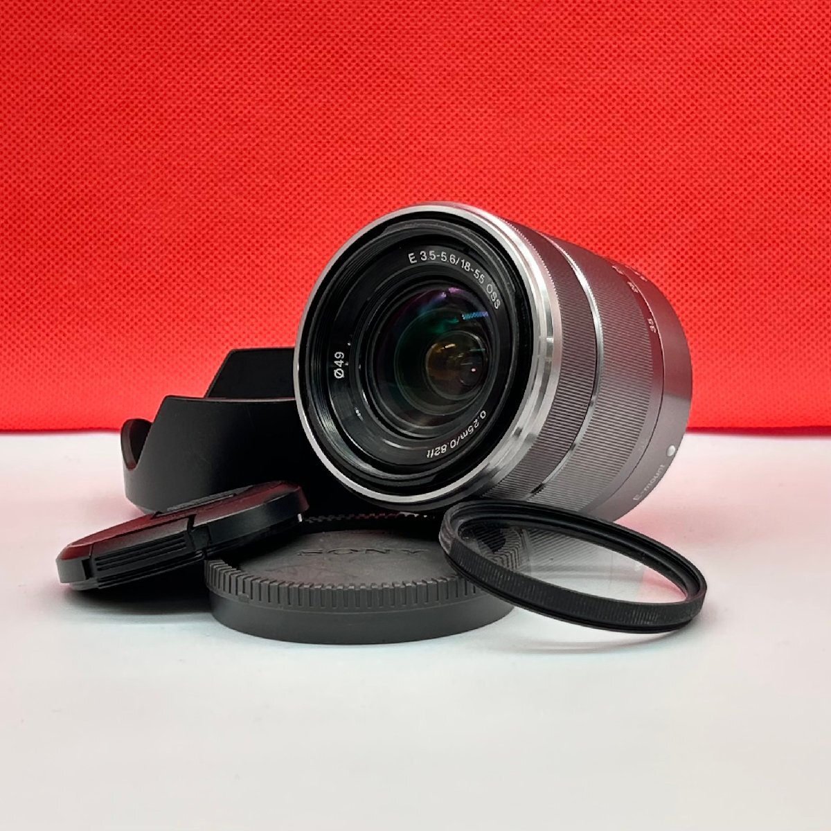 ◇61 SONY E 3.5-5.6 18-55 OSS SEL 1855 カメラ レンズ 動作品 1円スタート ソニー拍卖