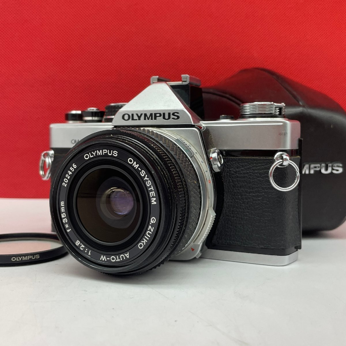 ◎47 OLYMPUS OM-2 OM-SYSTEM G.ZUIKO AUTO-W F2.8 35mm フィルム一眼レフカメラ 動作品 1円スタート オリンパス拍卖