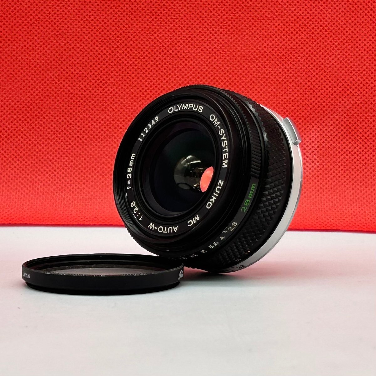 ◇70 OLYMPUS OM-SYSTEM ZUIKO MC AUTO-W F2.8 28mm カメラ レンズ 1円スタート オリンパス拍卖