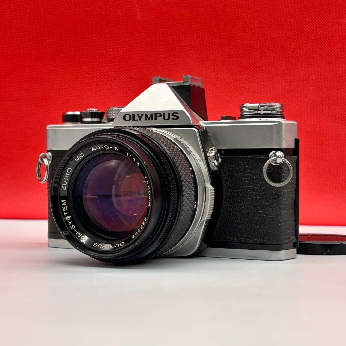 ◇77 OLYMPUS OM-1N OM-SYSTEM ZUIKO MC AUTO-S F1.4 50mm フィルム一眼レフカメラ 現状品 1円スタート オリンパス拍卖