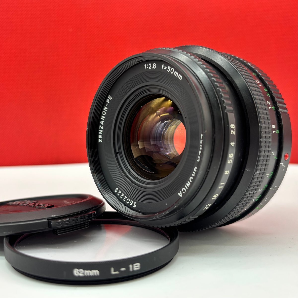 △61 ZENZA BRONICA ZENZANON-PE F2.8 50mm カメラ 中判レンズ 動作品 1円スタート ゼンザブロニカ拍卖