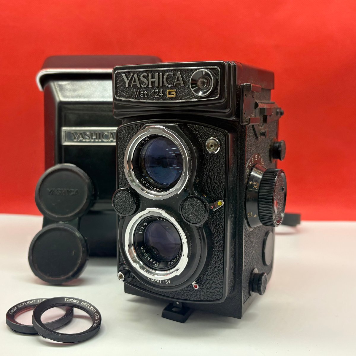 ■48 YASHICA Mat-124 G Yashinon F3.5 80mm フィルムカメラ 二眼レフカメラ 動作品 1円スタート ヤシカ拍卖