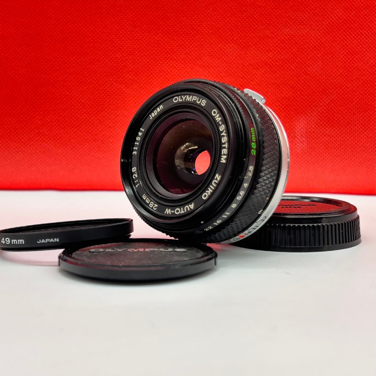 ◇89 OLYMPUS OM-SYSTEM ZUIKO AUTO-W 28mm F2.8 カメラ レンズ 1円スタート オリンパス拍卖