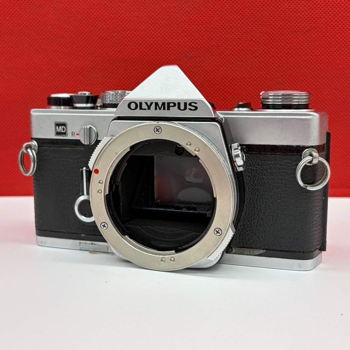 +63 OLYMPUS OM-1 MD フィルム一眼レフカメラ ボディ 動作品 1円スタート オリンパス拍卖