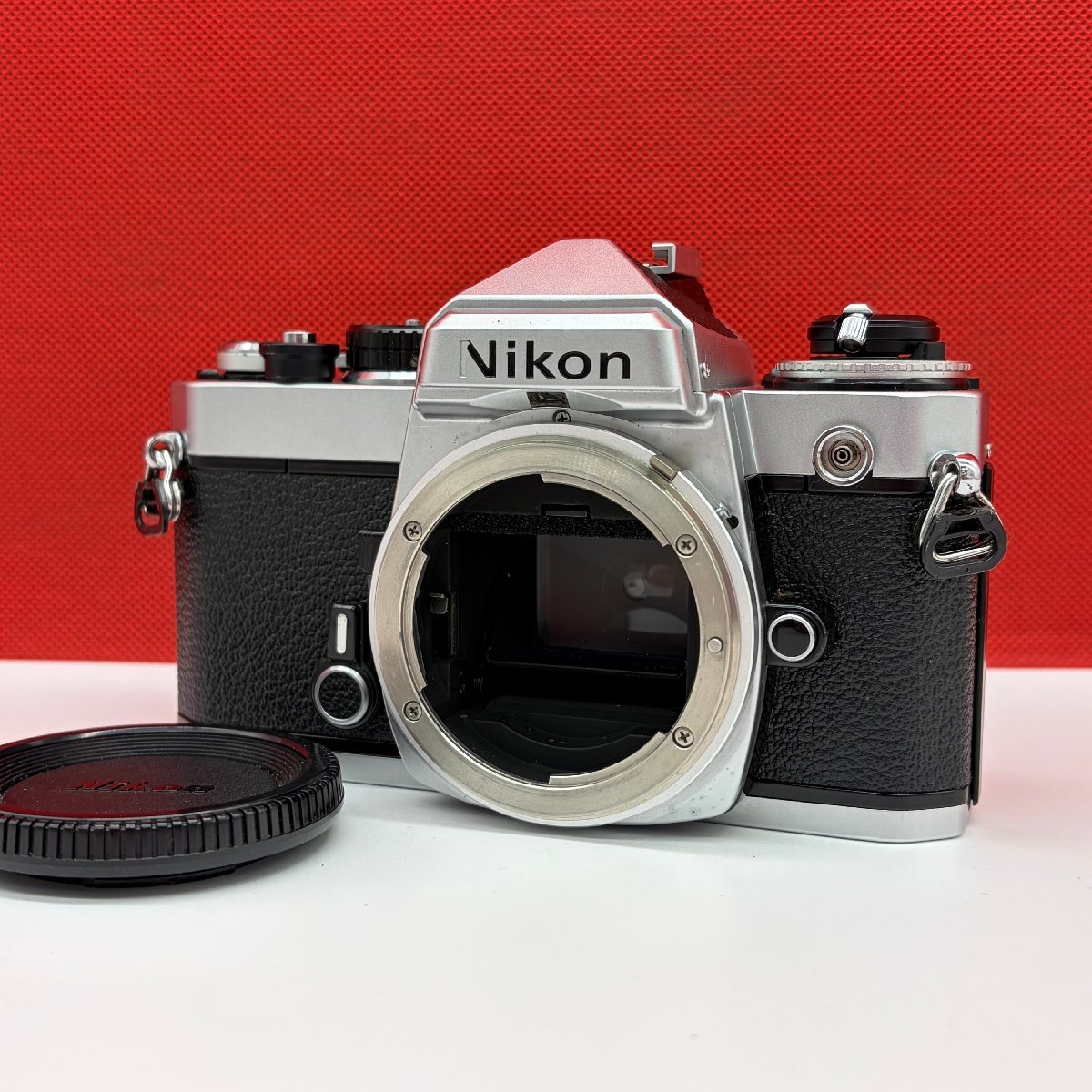 +57 Nikon FE シルバー フィルム一眼レフカメラ ボディ 動作品 1円スタート ニコン拍卖