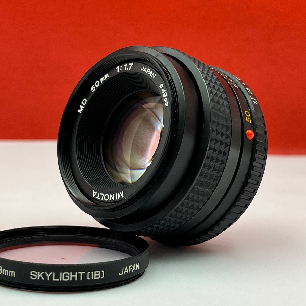 Q28 MINOLTA MD 50mm F1.7 カメラ レンズ 1円スタート ミノルタ拍卖