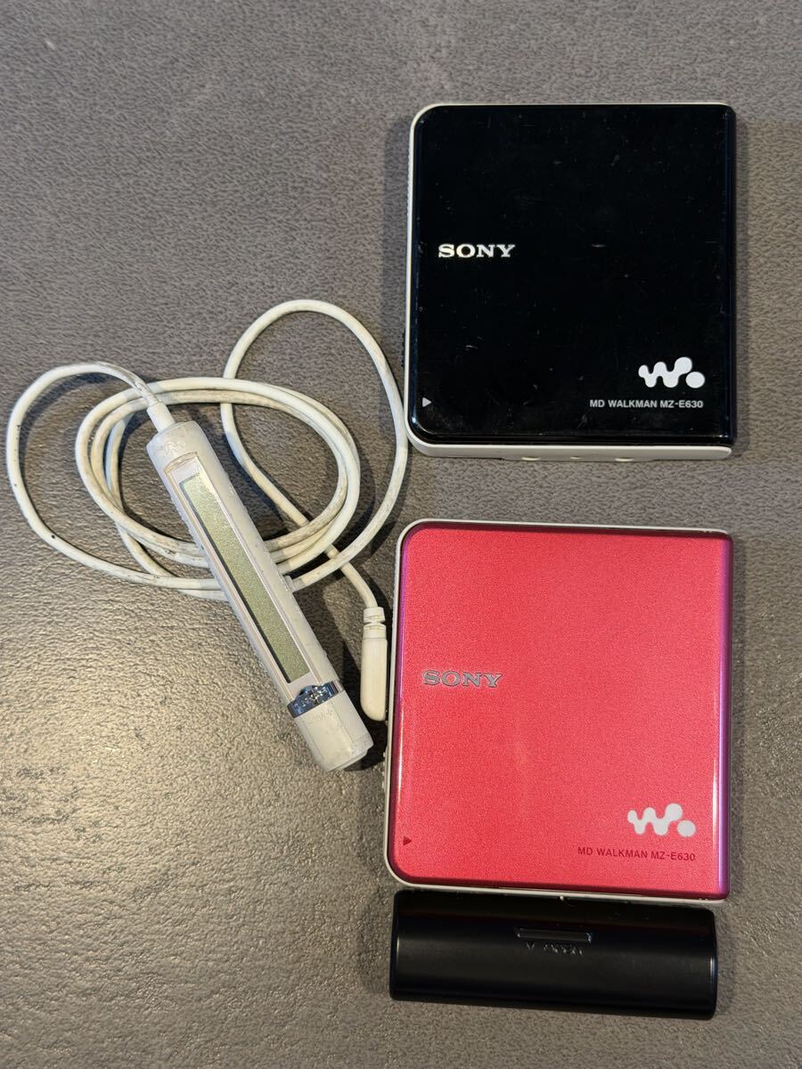 SONY MD WALKMAN MZ-E630 MDウォークマン 2点セット拍卖