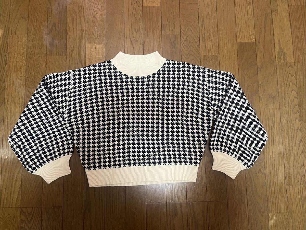 ★未使用品 ショート丈 ニット sizeM★拍卖