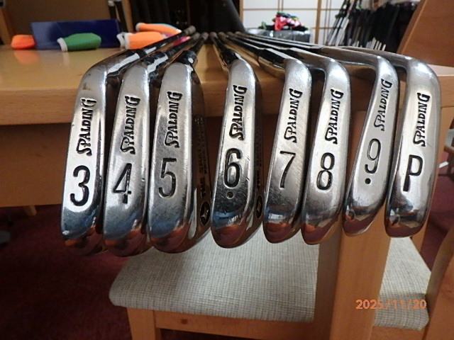 スポルディング THE SPALDING PROFESSIONAL 3IからPW 8本 コレクター拍卖