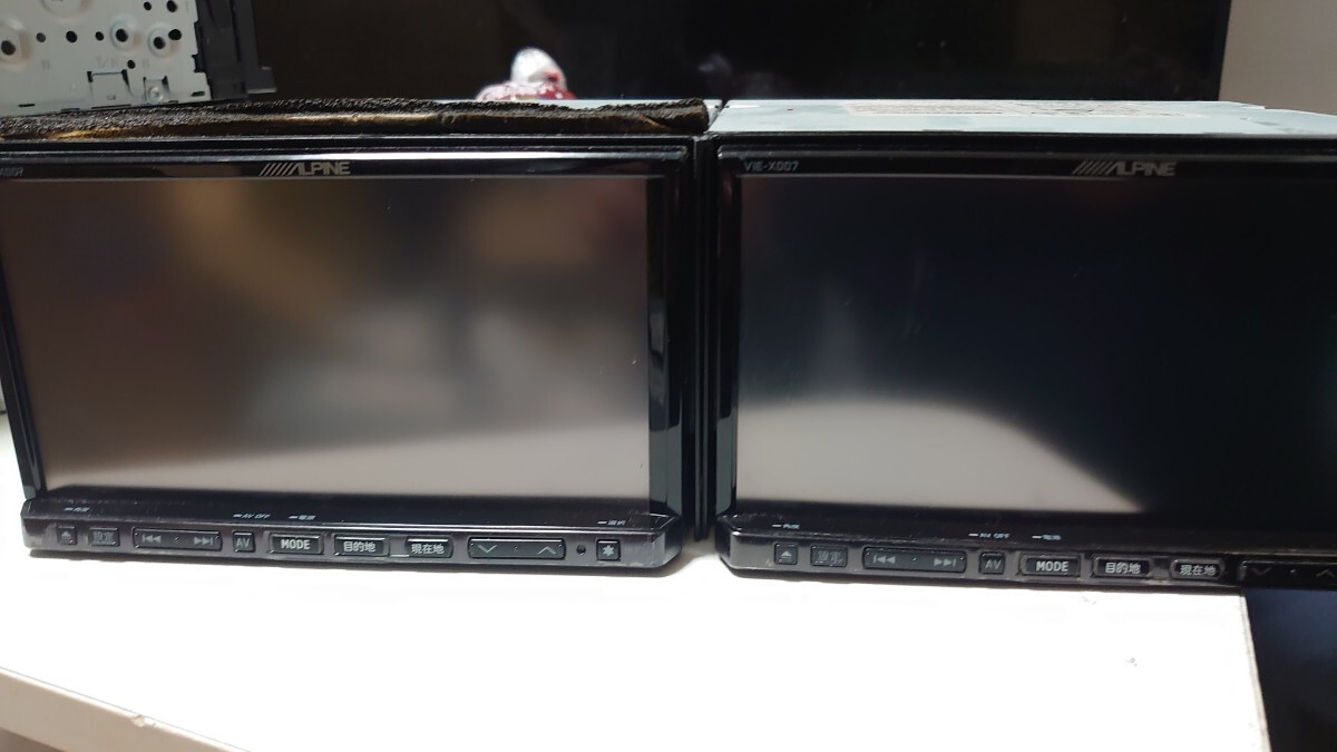アルパインナビ X007 2台セット ジャンク品拍卖