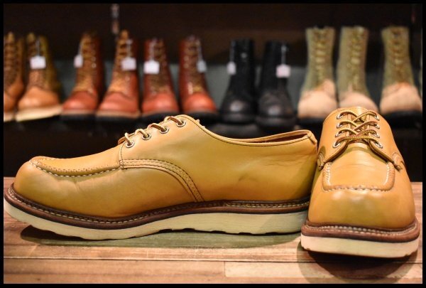 【11D 良品 11年】レッドウィング 8108 オックスフォード メイズ マスタング 黄色 モックトゥ ローカット ブーツ redwing HOPESMORE拍卖