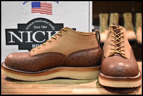 【10.5F 箱付 美品】NICKS ニックス オックスフォードLTT 10C-LTTOX TANteton×BRNbis ビブラム2021 ローカット ブーツ HOPESMORE拍卖