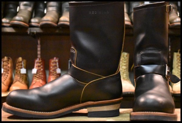 【10.5D 良品 17年】レッドウィング 9268 エンジニア 黒 ブラック クローンダイク スチールトゥ ブーツ 2268 redwing HOPESMORE拍卖