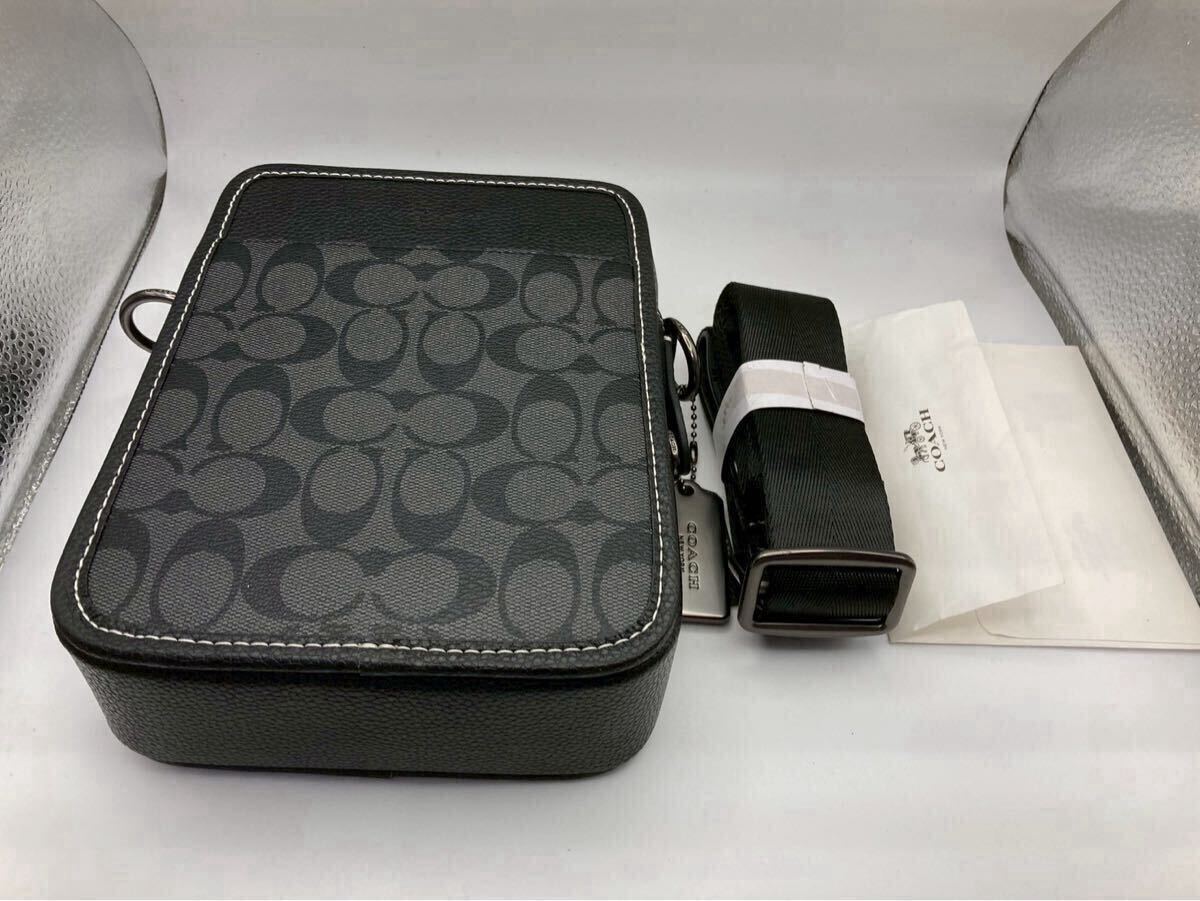 ★新品★人気★ コーチ COACH チャコール シグネチャーショルダー ショルダーバッグ!オシャレ 拍卖