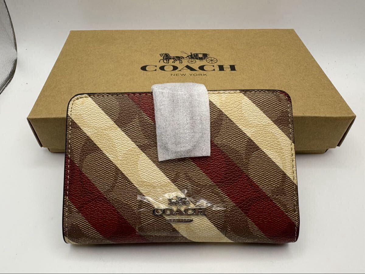 《新品》《未使用》 COACH 二つ折り財布 小銭入れ 札入れ ウォレット 財布 コーチ!人気スタイル ウォレット コーチ拍卖