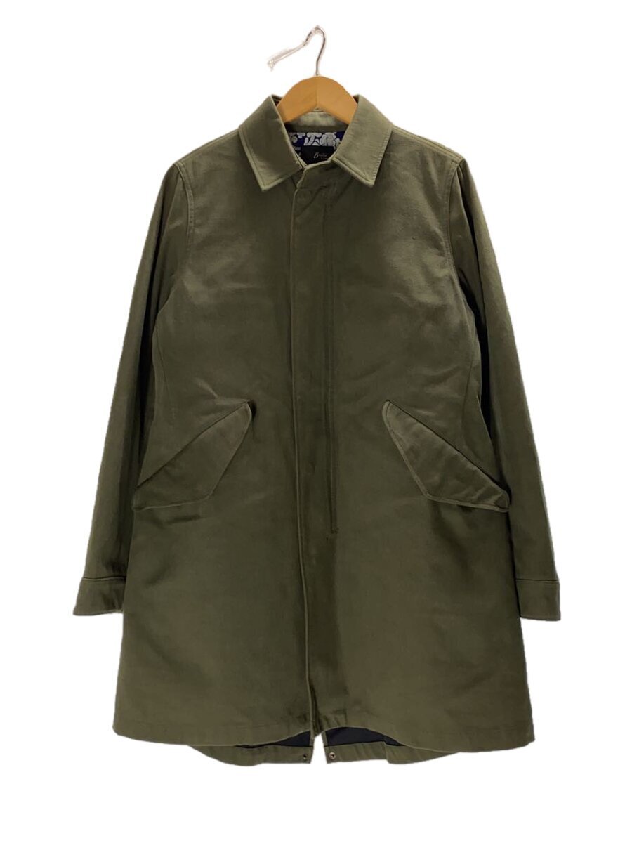 BRILLA per il gusto◆MODS COAT/キルティングライナー付/ステンカラーコート/M/コットン/カーキ/24-19-0137-608//拍卖