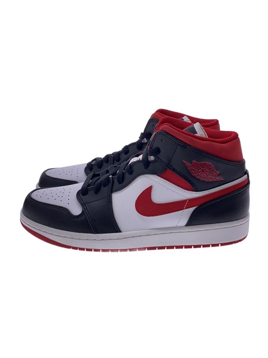 NIKE◆AIR JORDAN 1 MID_エアジョーダン 1 ミッド/28.5cm/WHT拍卖