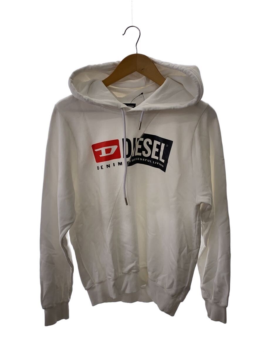 DIESEL◆パーカー/XS/コットン/WHT/プリント/BG-000014拍卖