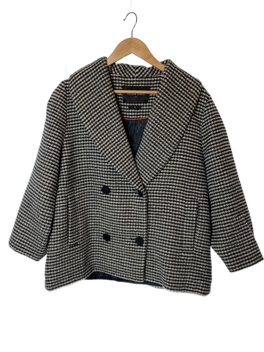 MAISON LENER/ジャケット/38/ウール/GRY/千鳥格子/SB18AMLWLA拍卖