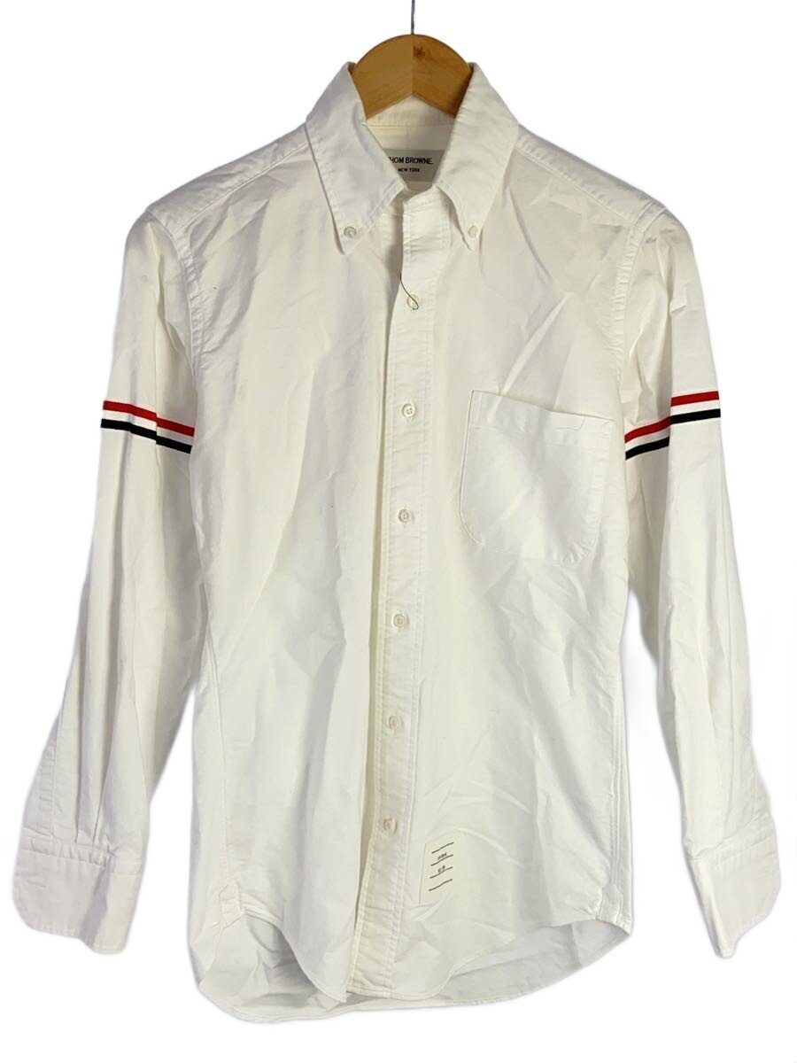THOM BROWNE. NEW YORK◆長袖シャツ/0/コットン/WHT/MWL150E-00139100拍卖
