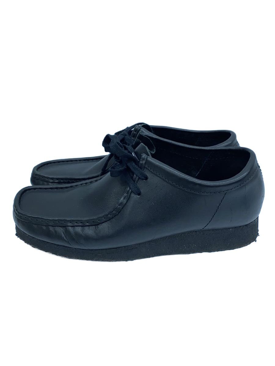 Clarks◆Wallabee/デッキシューズ/26.5cm/BLK/レザー/61284821拍卖