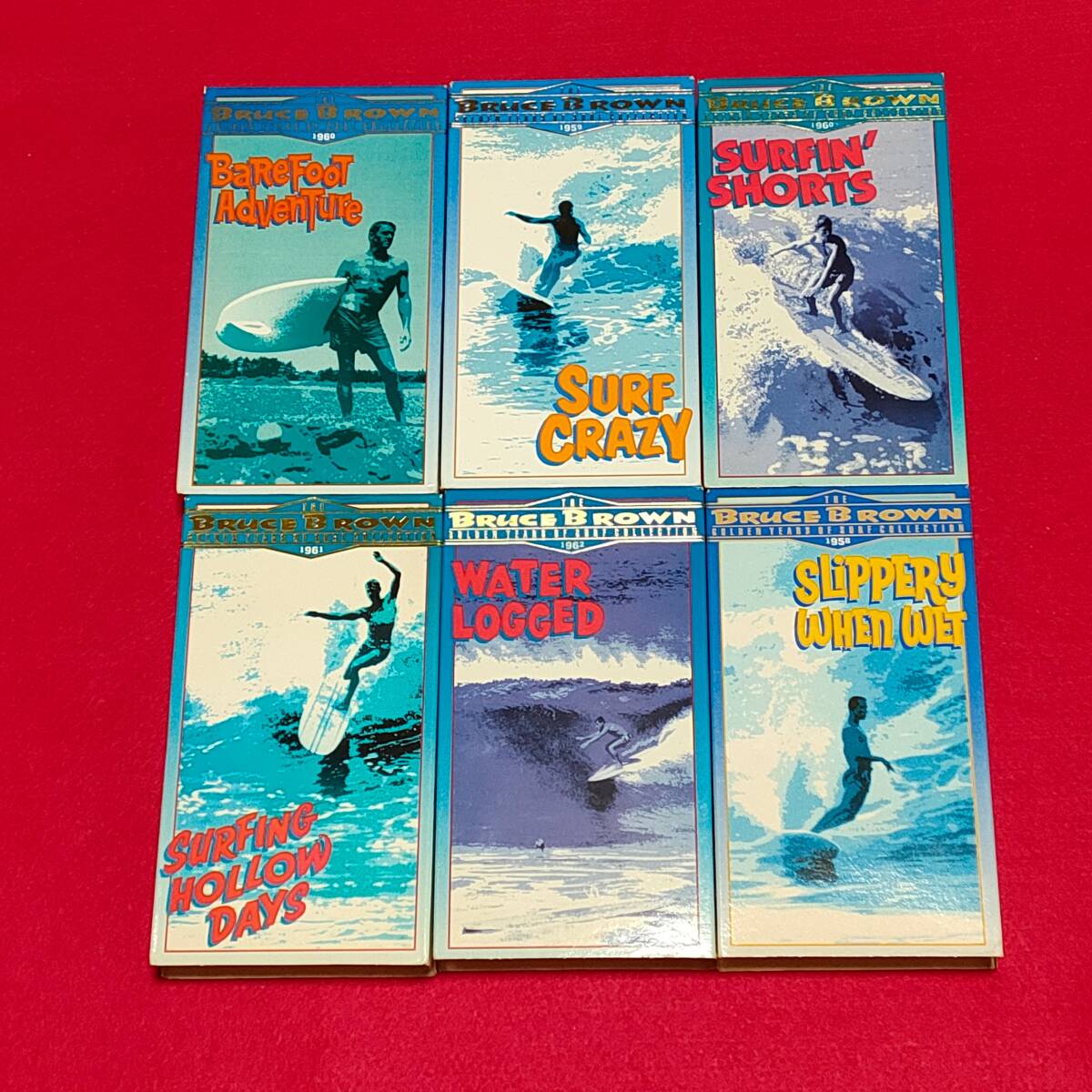 希少 ブルース・ブラウン シリーズ6本組 サーフィンVHS ビデオ クラシック ヴィンテージ拍卖