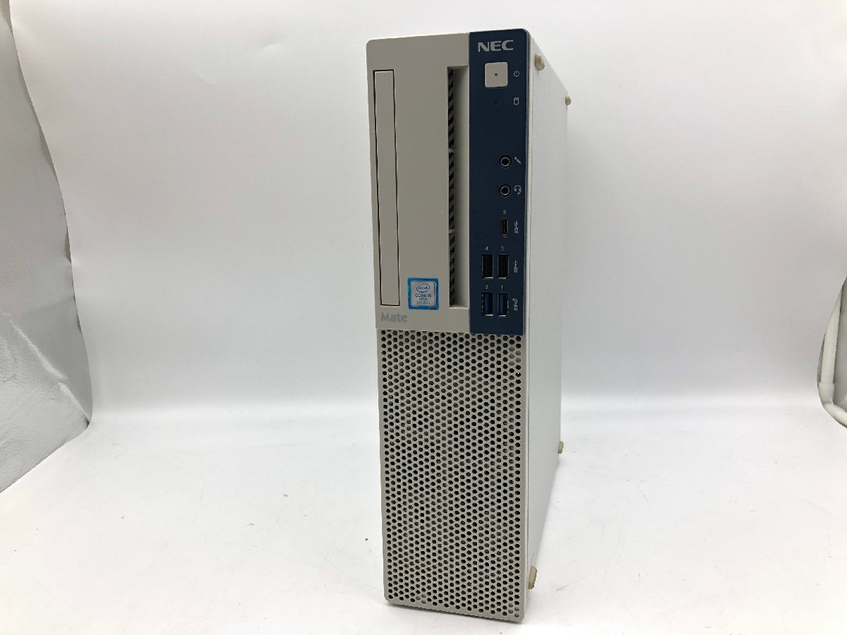 【ハード王】1円~/デスク/NEC Mate PC-MJM30EZC5/Corei5-9500/4GB/ストレージ無/21085-B拍卖