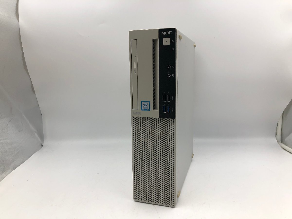 【ハード王】1円~/デスク/NEC Mate PC-MJM28LZ7ADS3/Corei5-8400/8GB/ストレージ無/20499-B拍卖